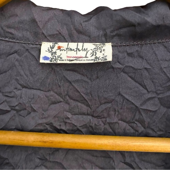 Free People Women's Shine Time Pajama Top Size L - Picture 4 of 4